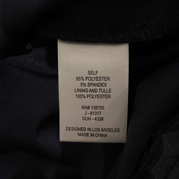 Women’s XXS Navy & Pink Floral Fit and Flair Short Dress - Picture 6 of 7